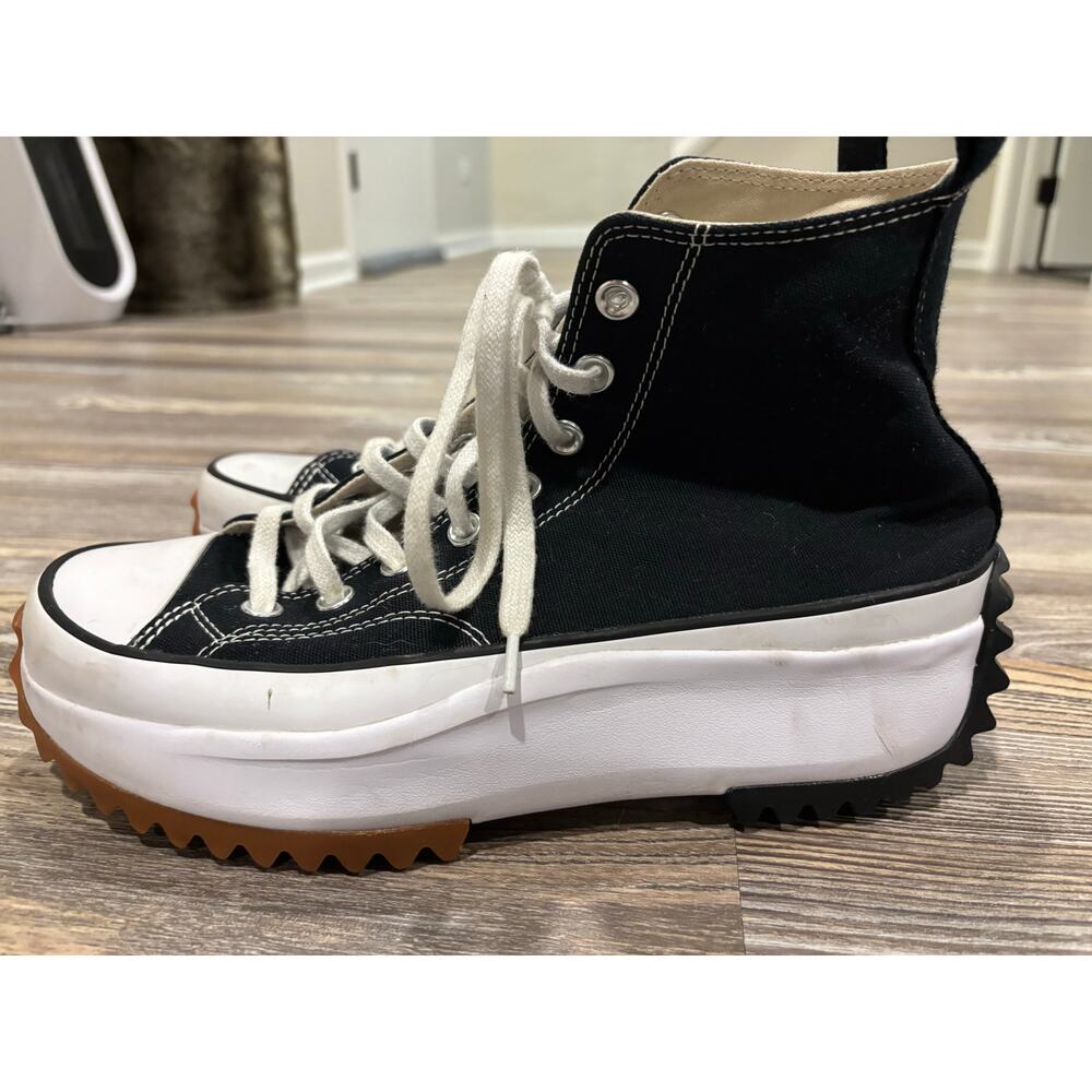 Converse Run Star Hike Hi Sneakers Chuck Taylor Unisex Womens 10 Mens 8.5 - Picture 4 of 14
